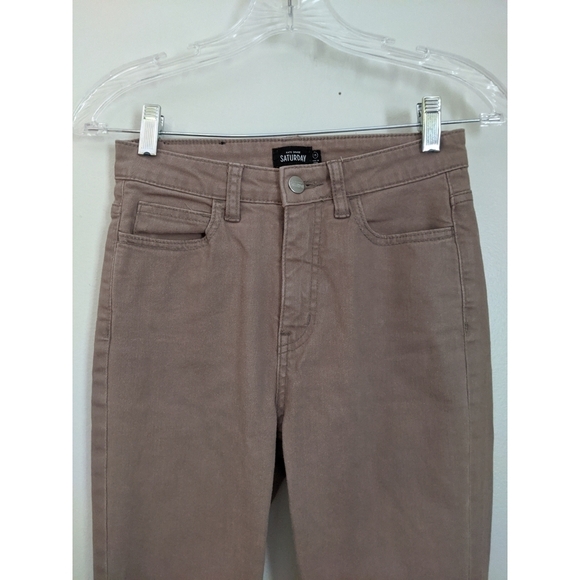 Kate Spade Saturday Brown Beige Skinny Jeans - Picture 4 of 8